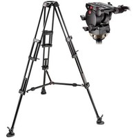 Manfrotto 526,545BK Professional Video Tripod System with 526 Head (Black)