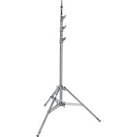 Manfrotto Avenger Baby Steel Stand 35 with Leveling Leg (Chrome-plated, 11.5') A0035CS