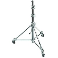 Manfrotto Avenger Strato Safe 47 Stand with Braked Wheels (Chrome-plated, 15.3') B7047CS
