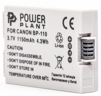 Аккумулятор PowerPlant Canon BP-110 Chip 1150mAh