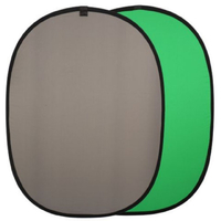 Фон складной фото Falcon R-1482 (BCP-10+03) 148х200 см Зеленый (Chroma Key + серый) (все цвета!!!)