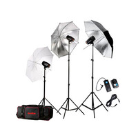 Набор студийного света Godox Pioneer "MiniMaster" 150 (вспышки-3, стойки-3, зонт-3, радио-1, сумка-1)