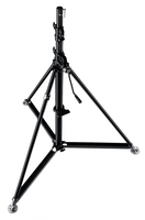 Стойка для света MANFROTTO 387XBU Black Stainless Steel Super Wind Up Stand